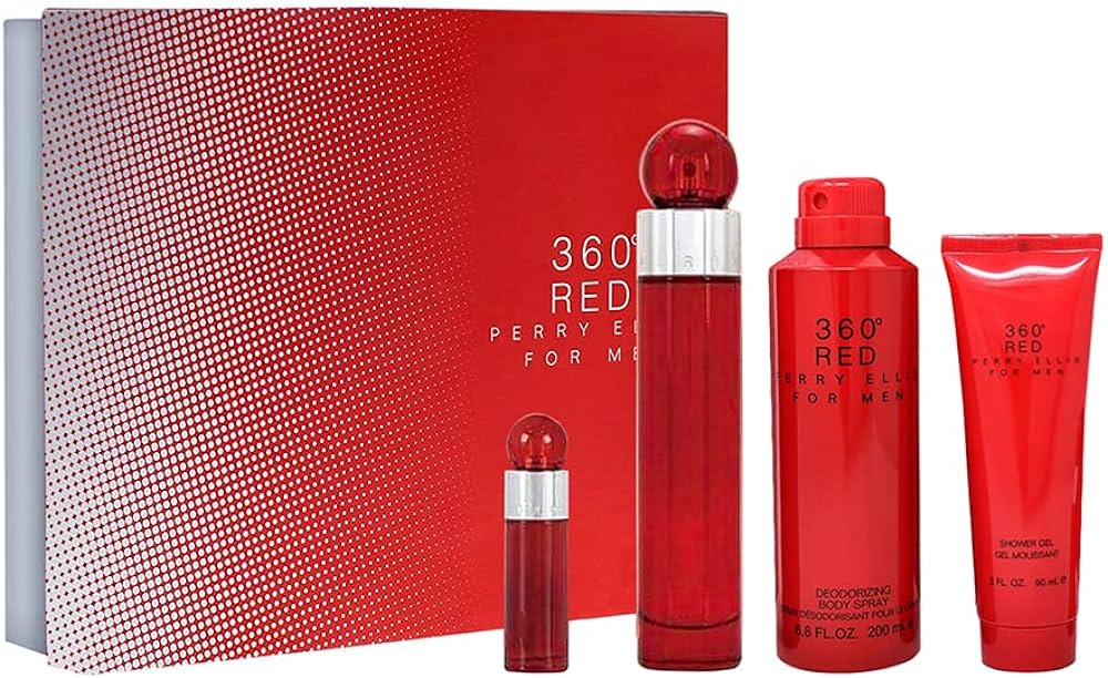 PERRY ELIS SET 360RED MEN