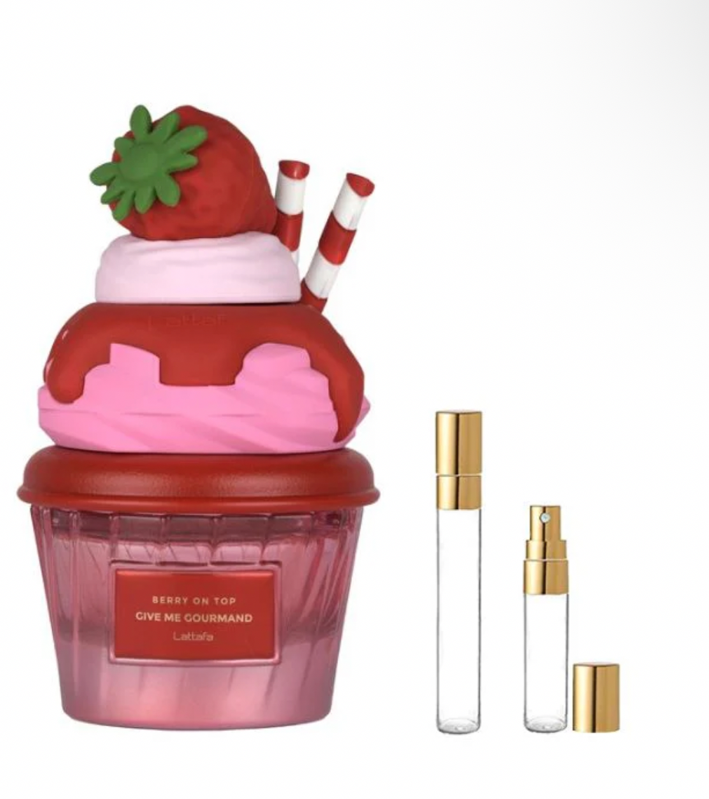 DECANTS LATTAFA GIVE ME GOURMAND BERRY ON TOP