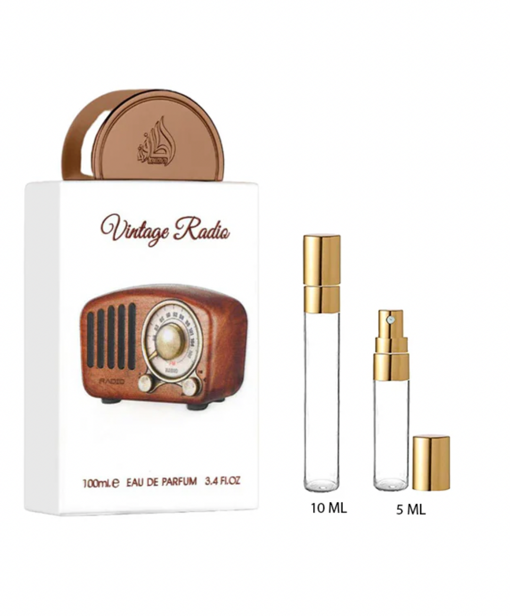 DECANTS LATTAFA VINTAGE RADIO