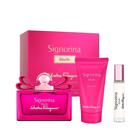 SALVATORE FERRAGAMO SET SIGNORINA RIBELLE