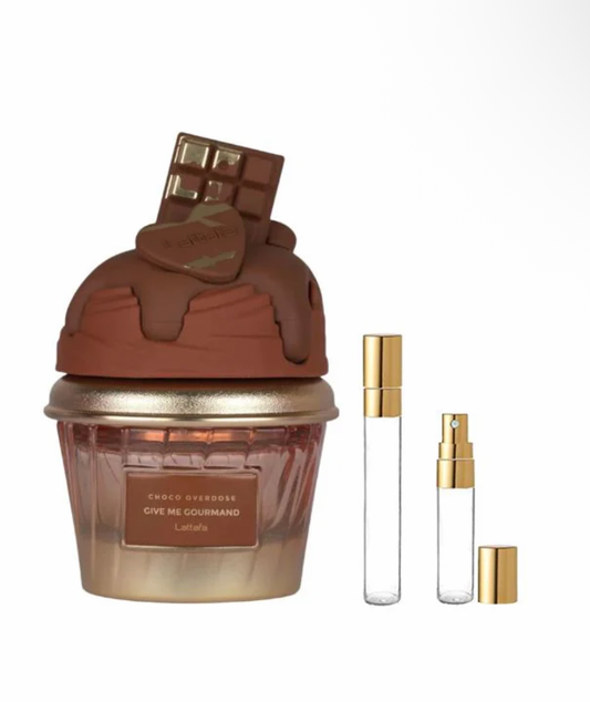 DECANTS LATTAFA GIVE ME GOURMAND CHOCO OVERDOSE