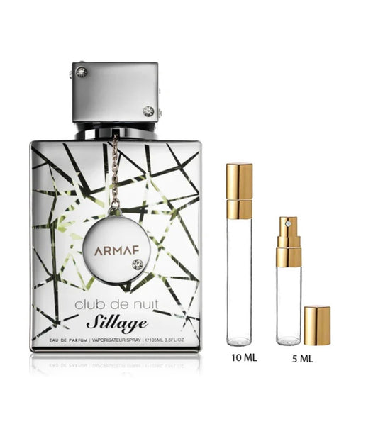 DECANTS ARMAF CLUB DE NUIT SILLAGE