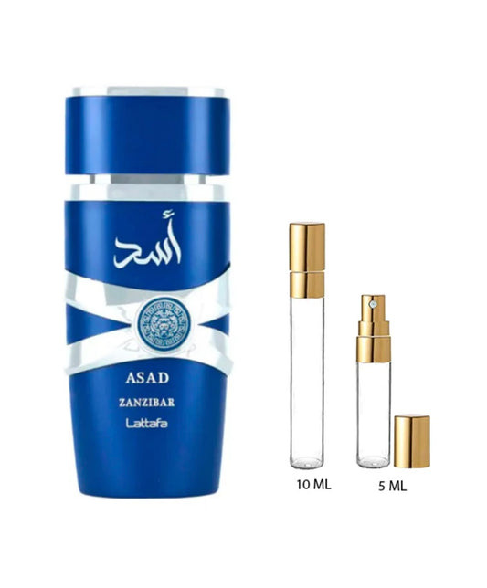 DECANTS LATTAFA ASAD ZANZIBAR