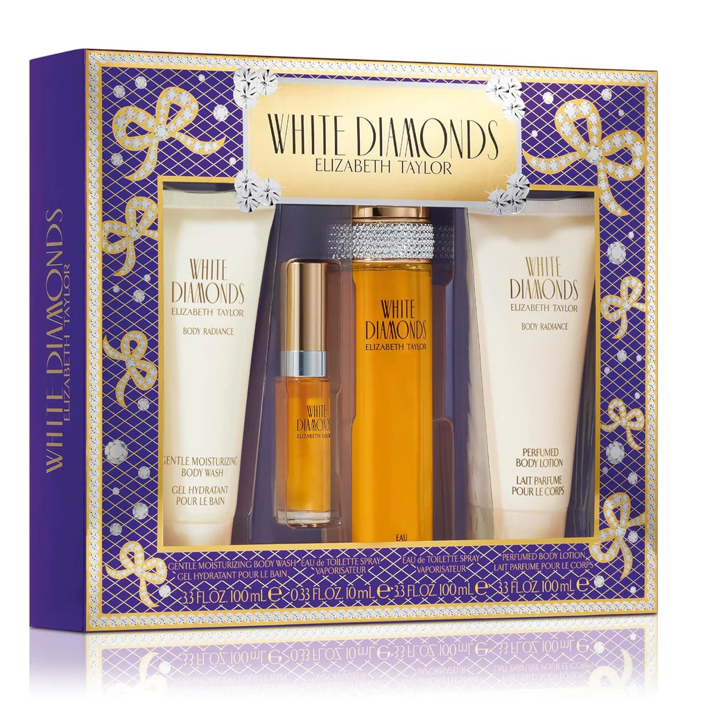 ELIZABETH TAYLOR SET DIAMANTE BLANCO