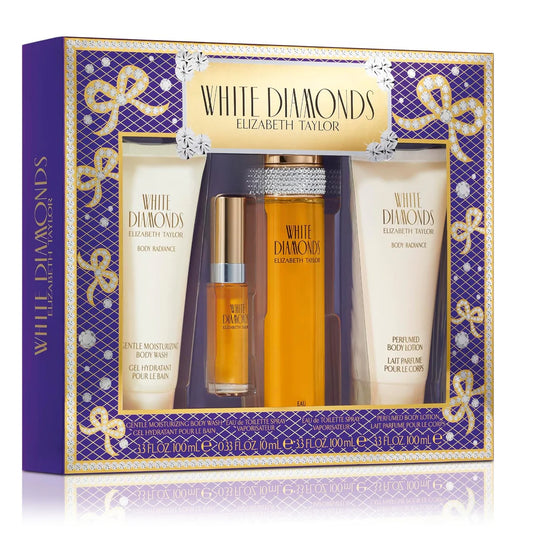 ELIZABETH TAYLOR SET DIAMANTE BLANCO