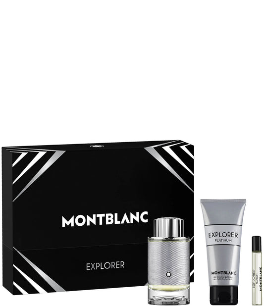 MONTBLANC SET EXPLORER PLATINIUM