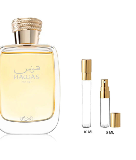 DECANTS RASASI HAWAS FOR HER