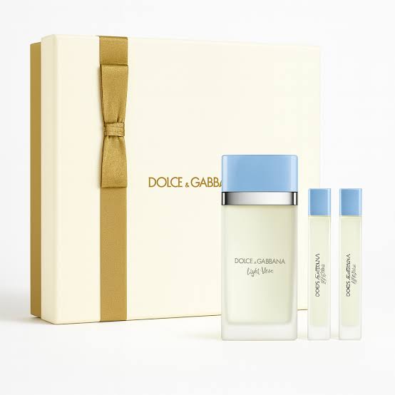 DOLCE & GABANNA SET LIGHT BLUE