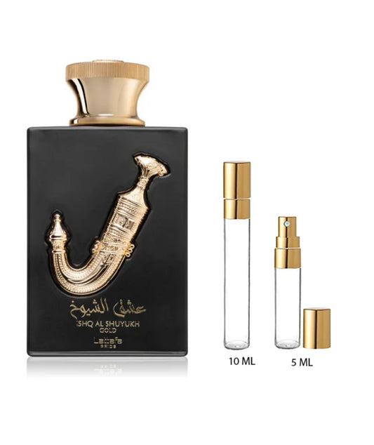 DECANTS LATTAFA PRIDE ISHQ AL SHUYUKH GOLD
