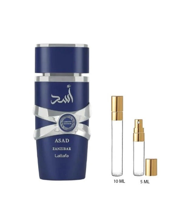 DECANTS LATTAFA ASAD ZANZÍBAR LIMITED
